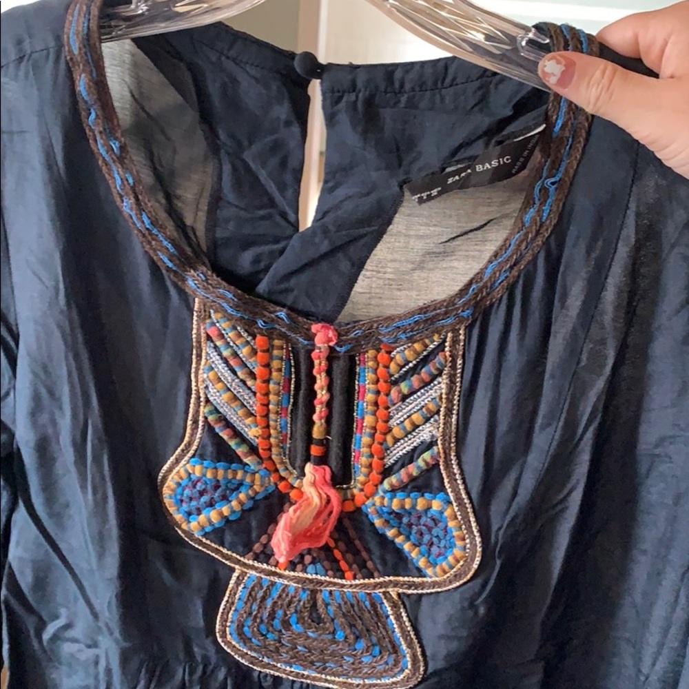 Zara basic blouse